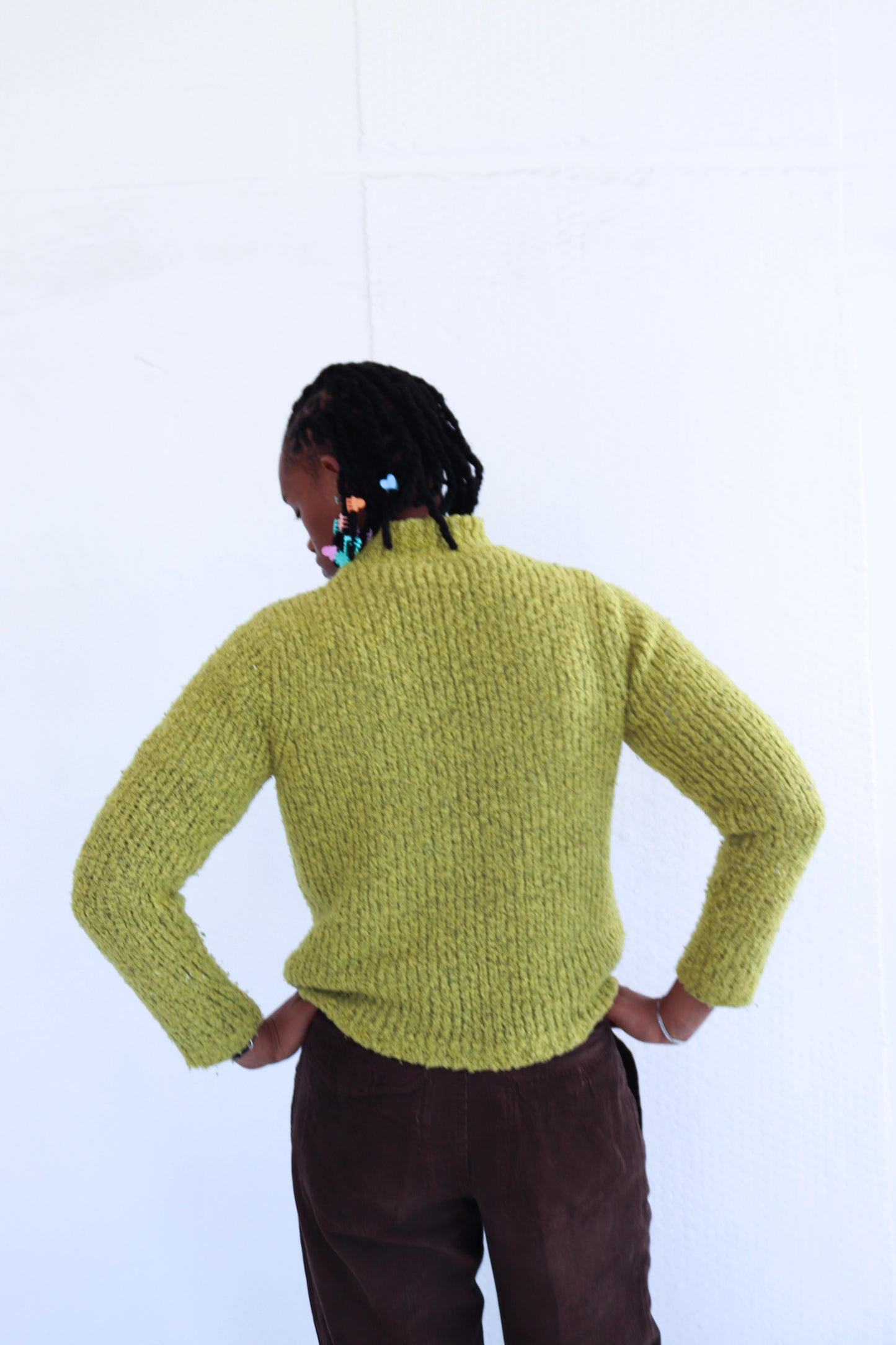 Green Chunky Knit