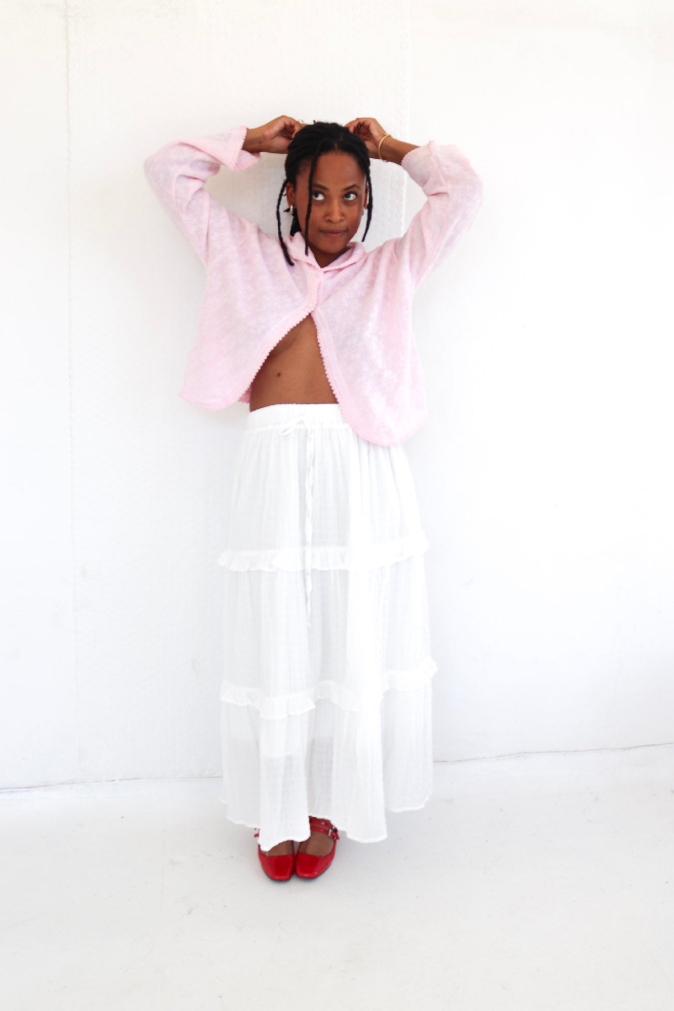 Pink Cardigan