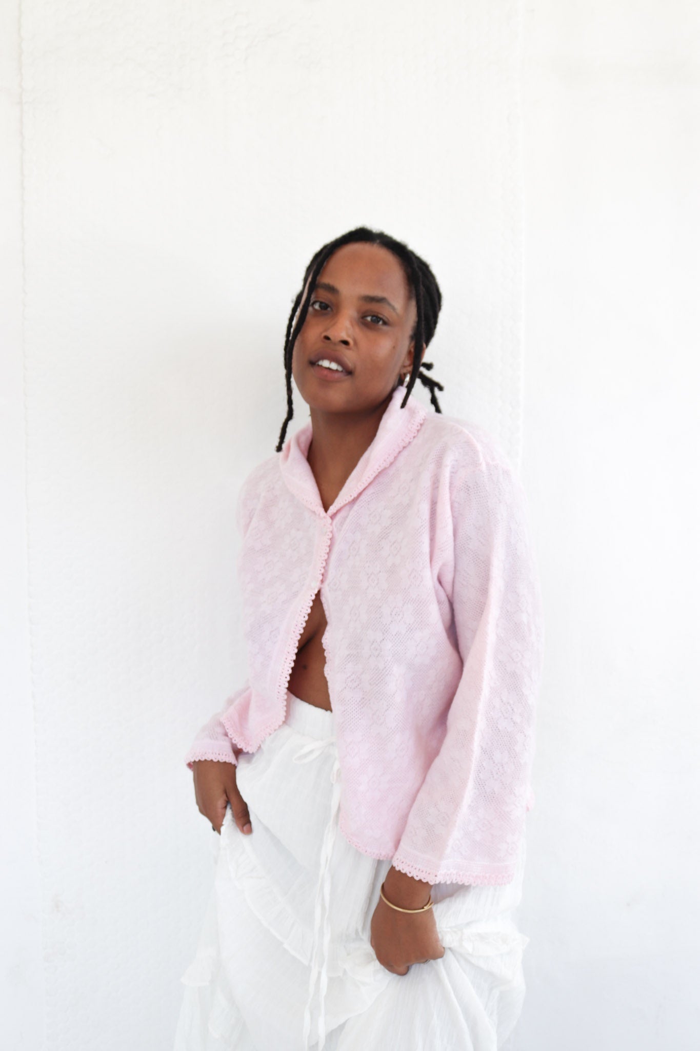 Pink Cardigan