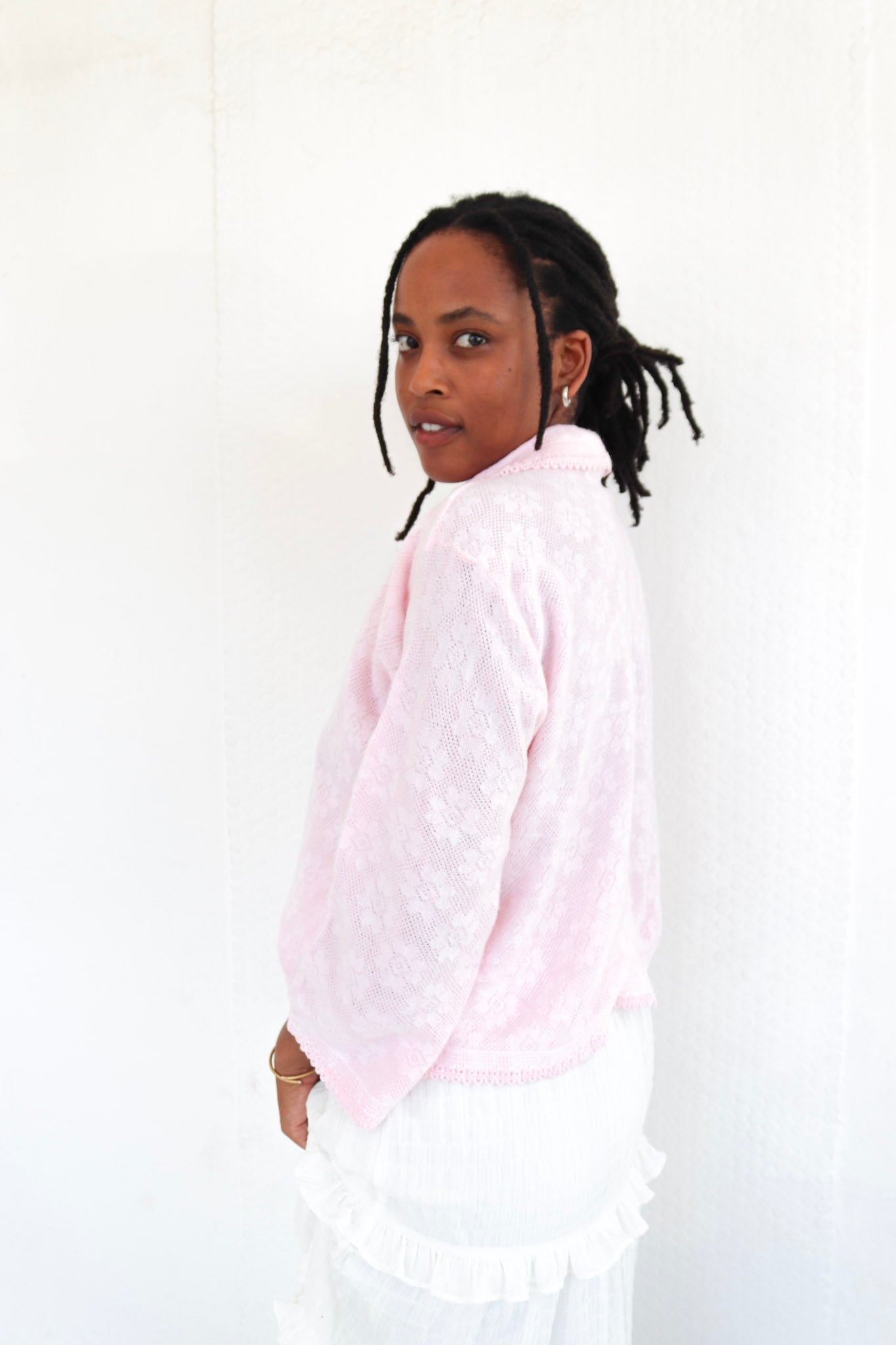 Pink Cardigan