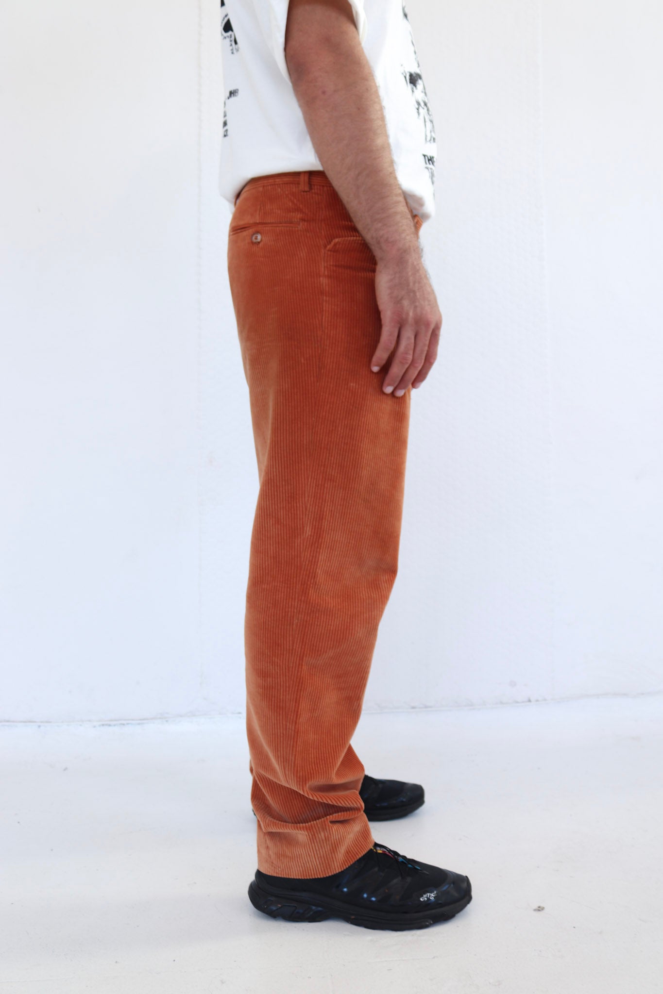 Orange Corduroy Pants