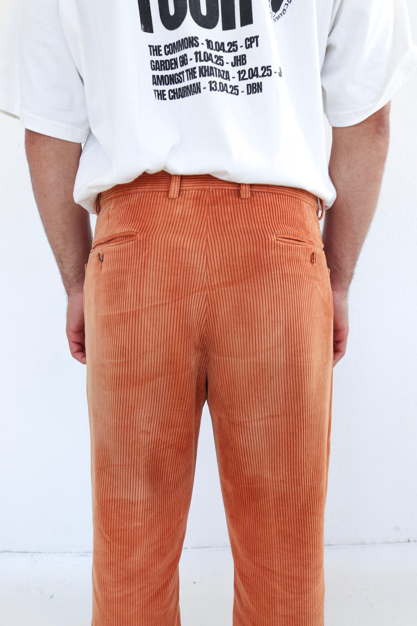 Orange Corduroy Pants