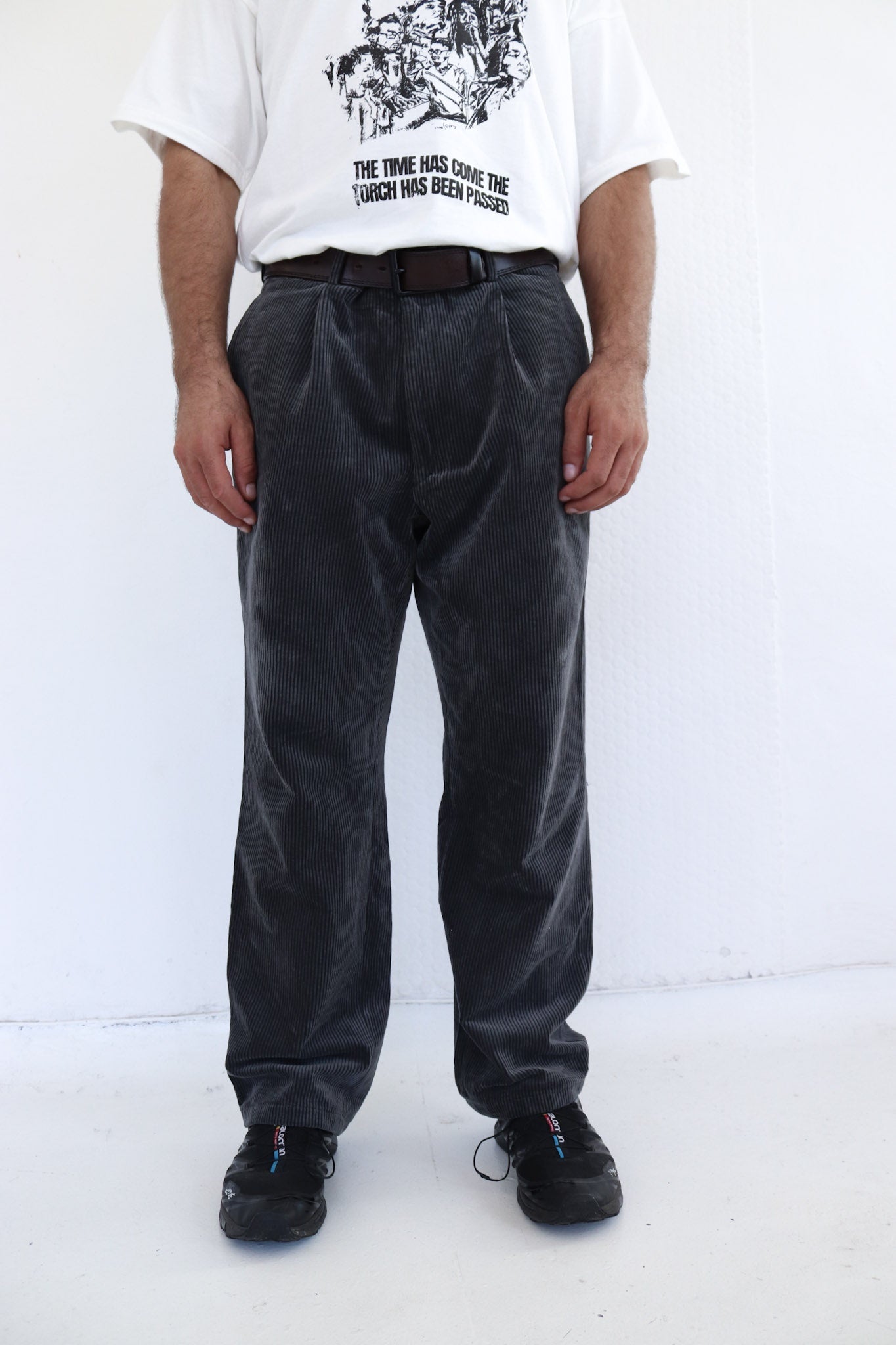 Grey Corduroy Pants