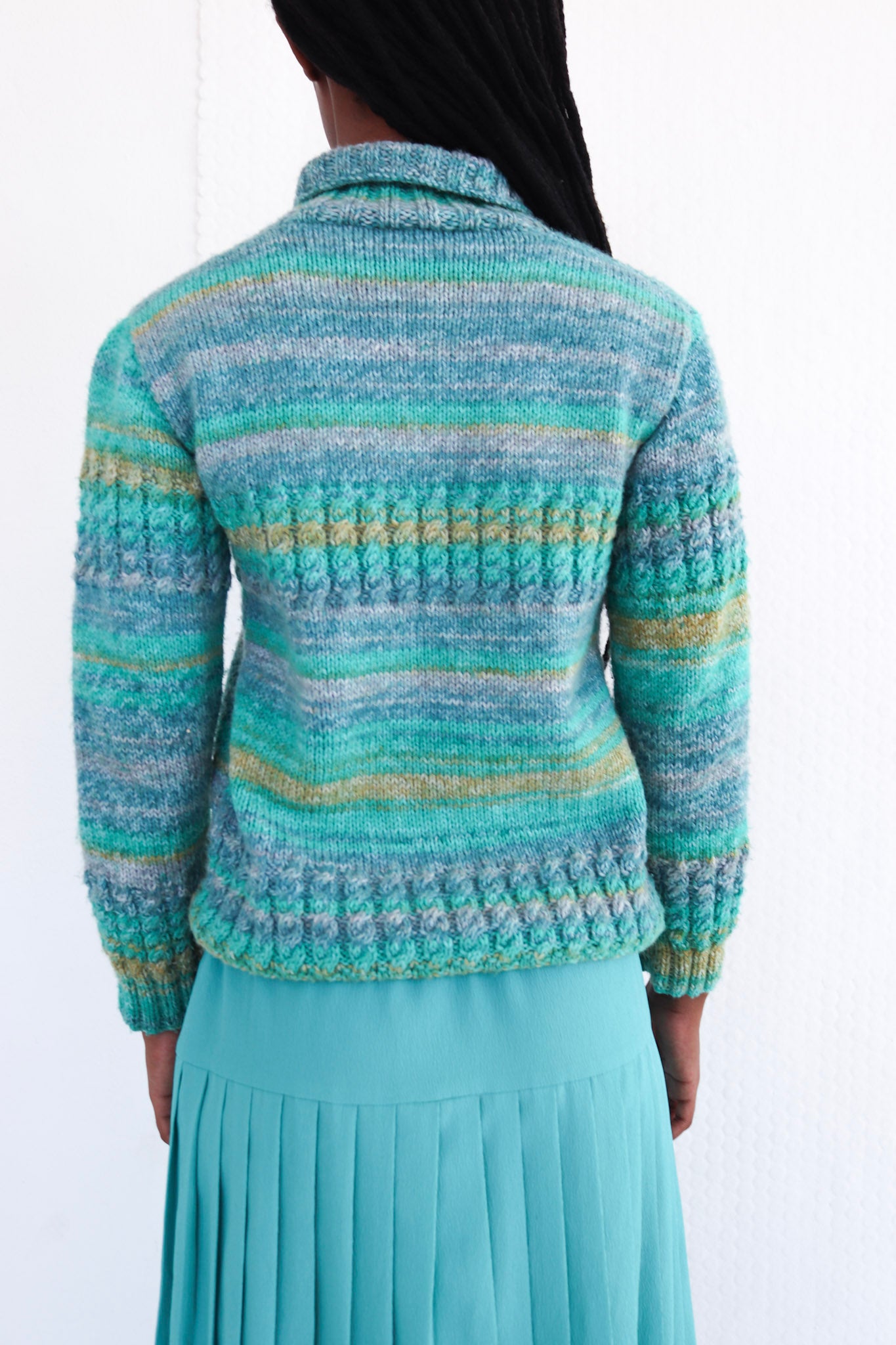 Green Chunky Cardigan