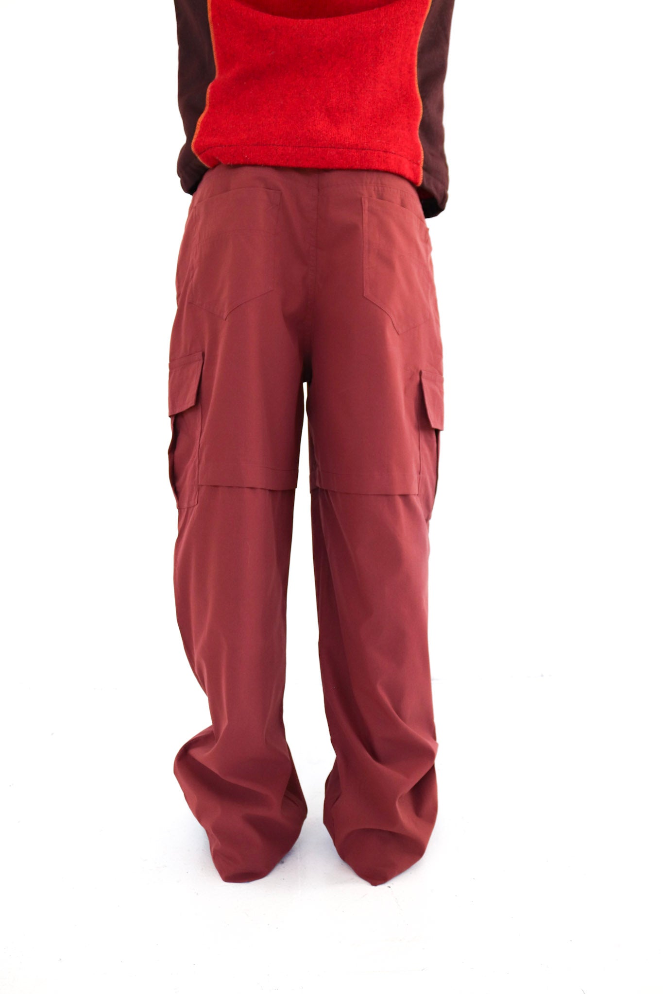 Maroon Cargo Pants