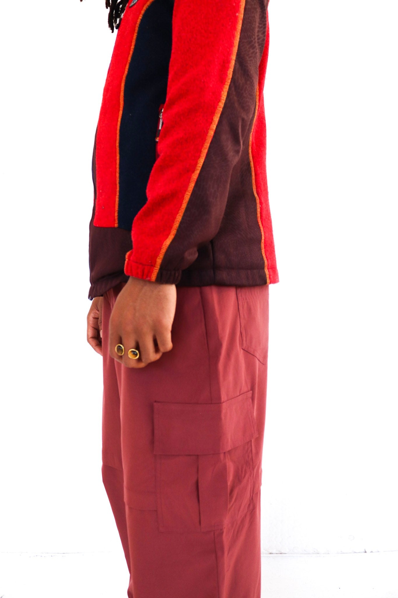 Maroon Cargo Pants