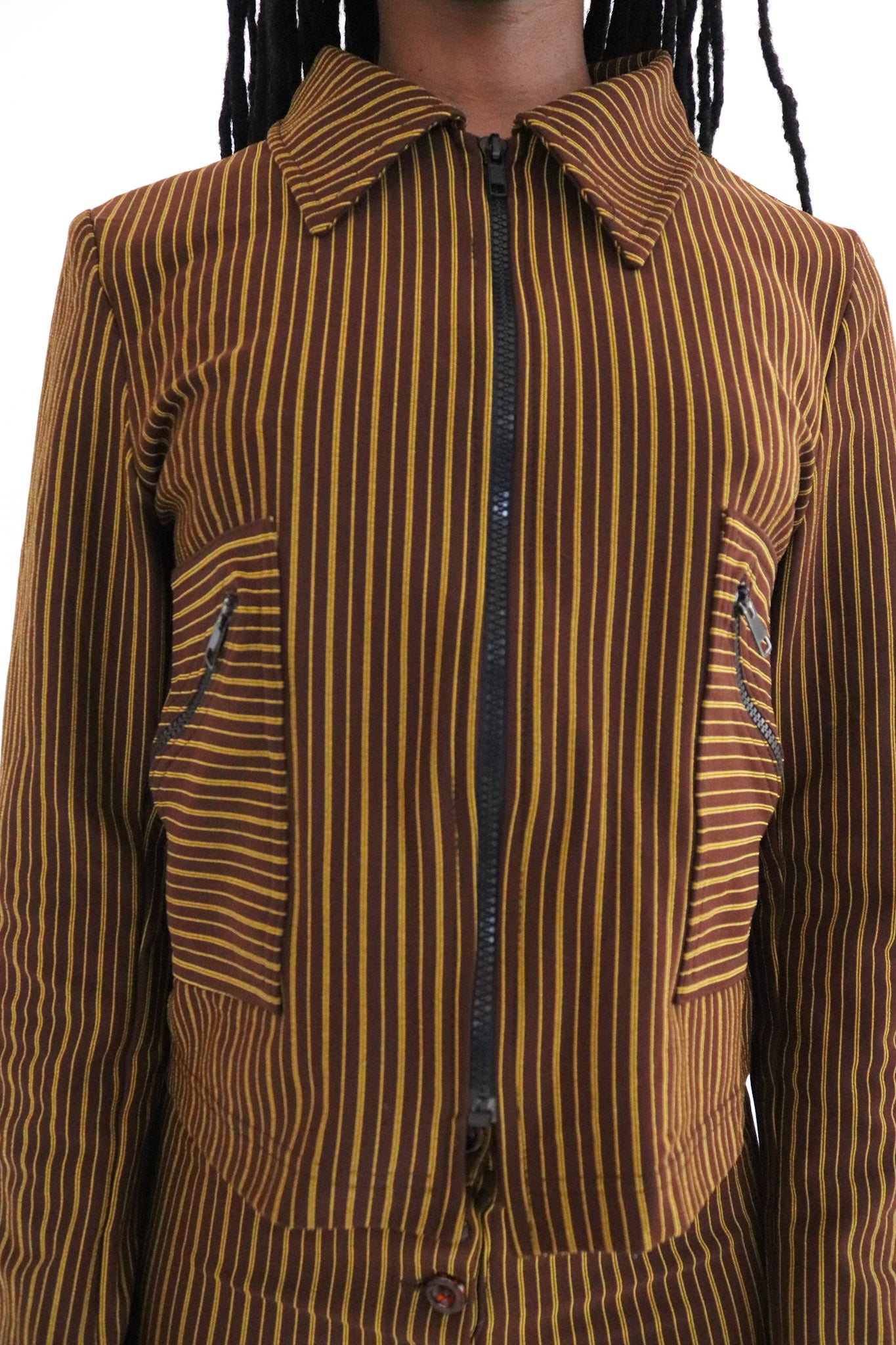 Pinstripe Pants Set