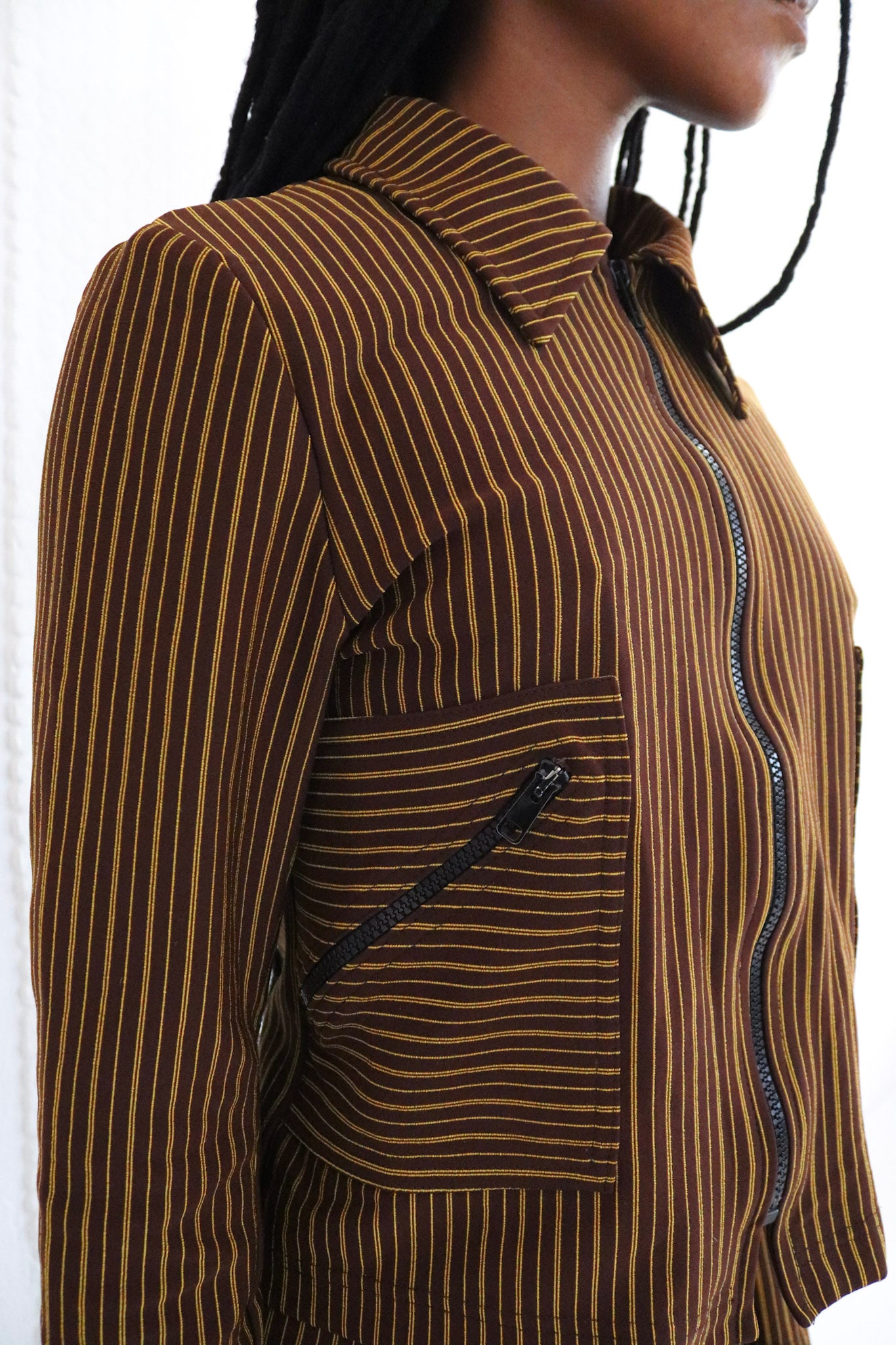Pinstripe Pants Set