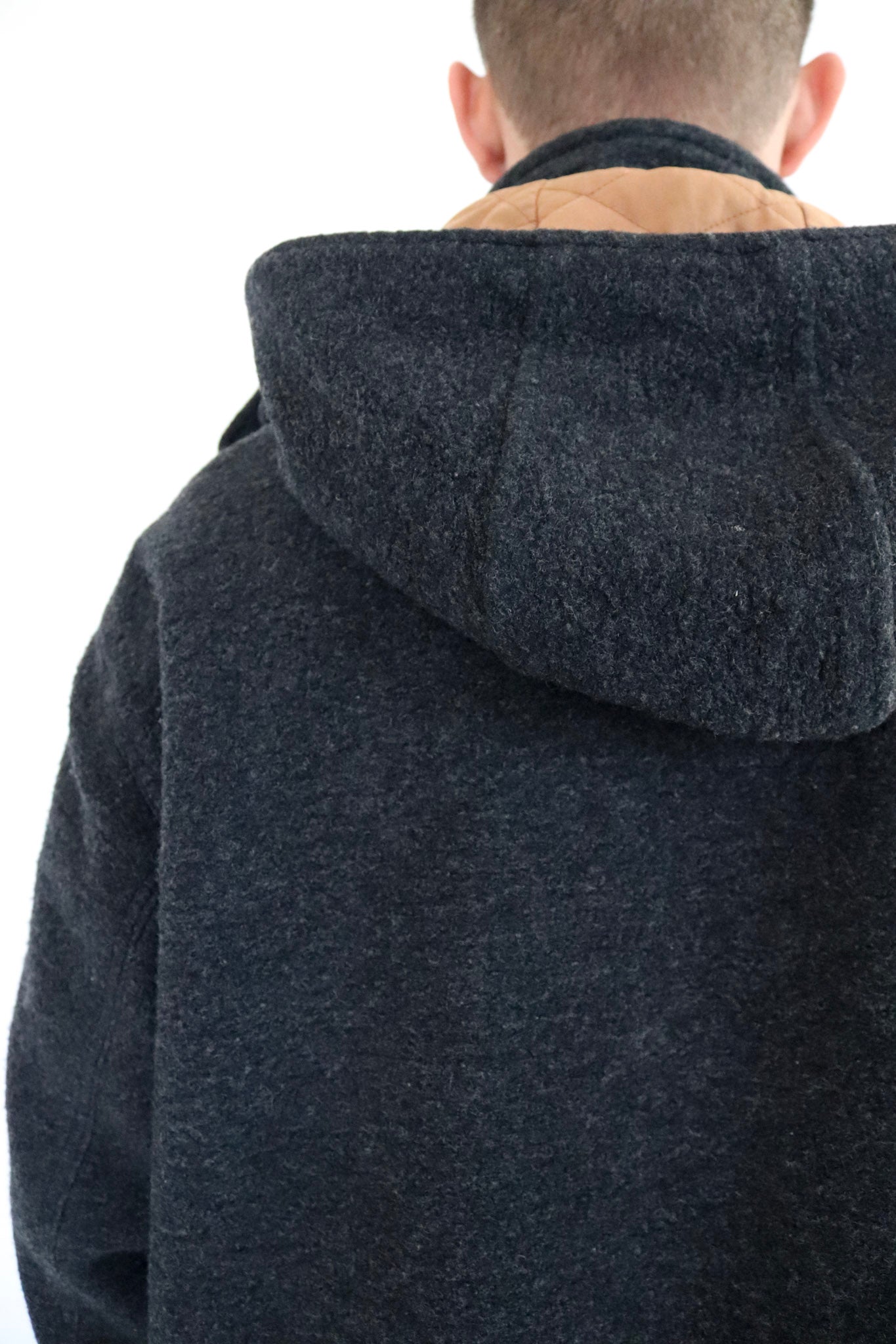 Grey Marlboro Classics Wool Coat