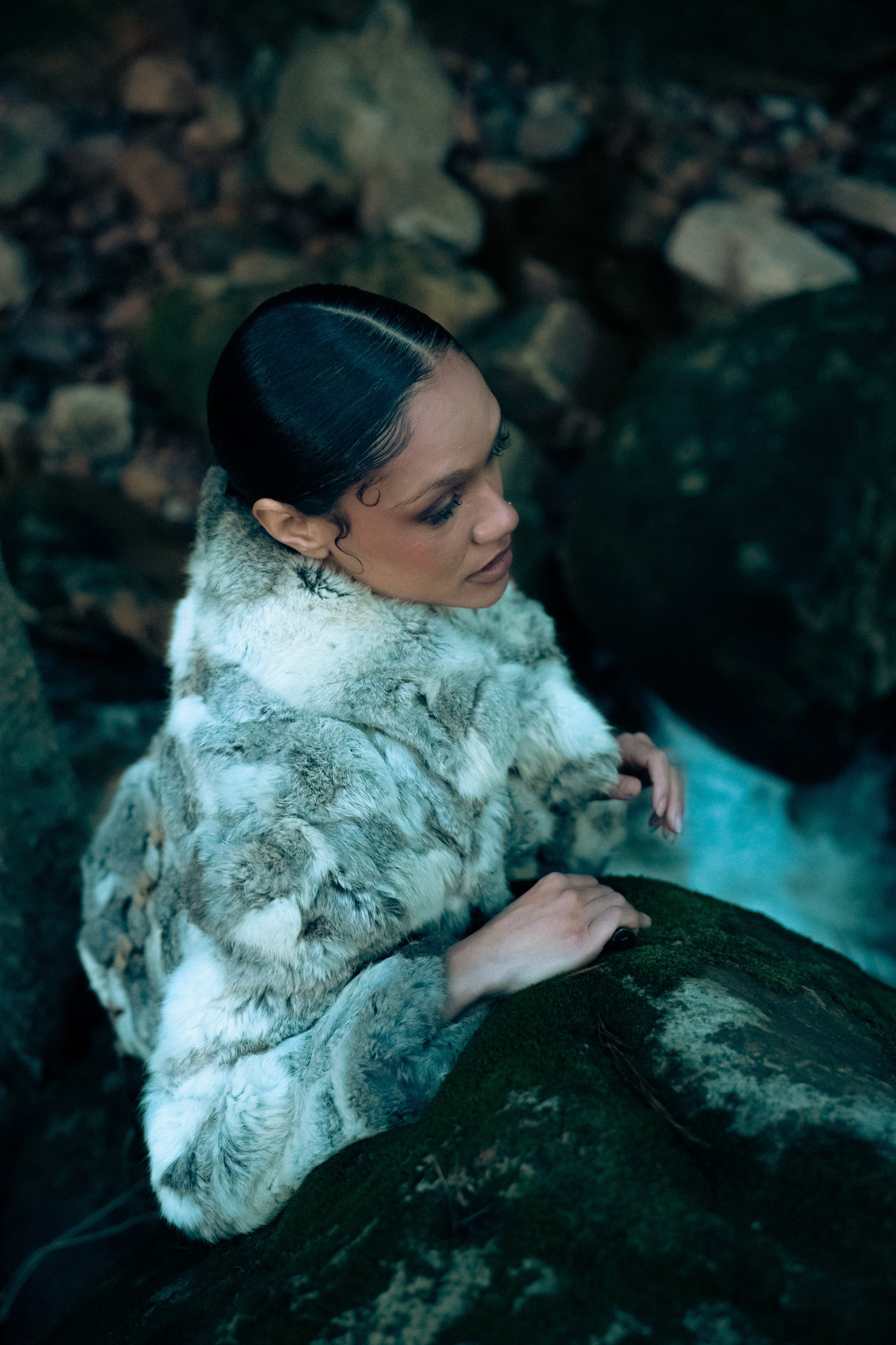 Genuine Fur Statement Jacket