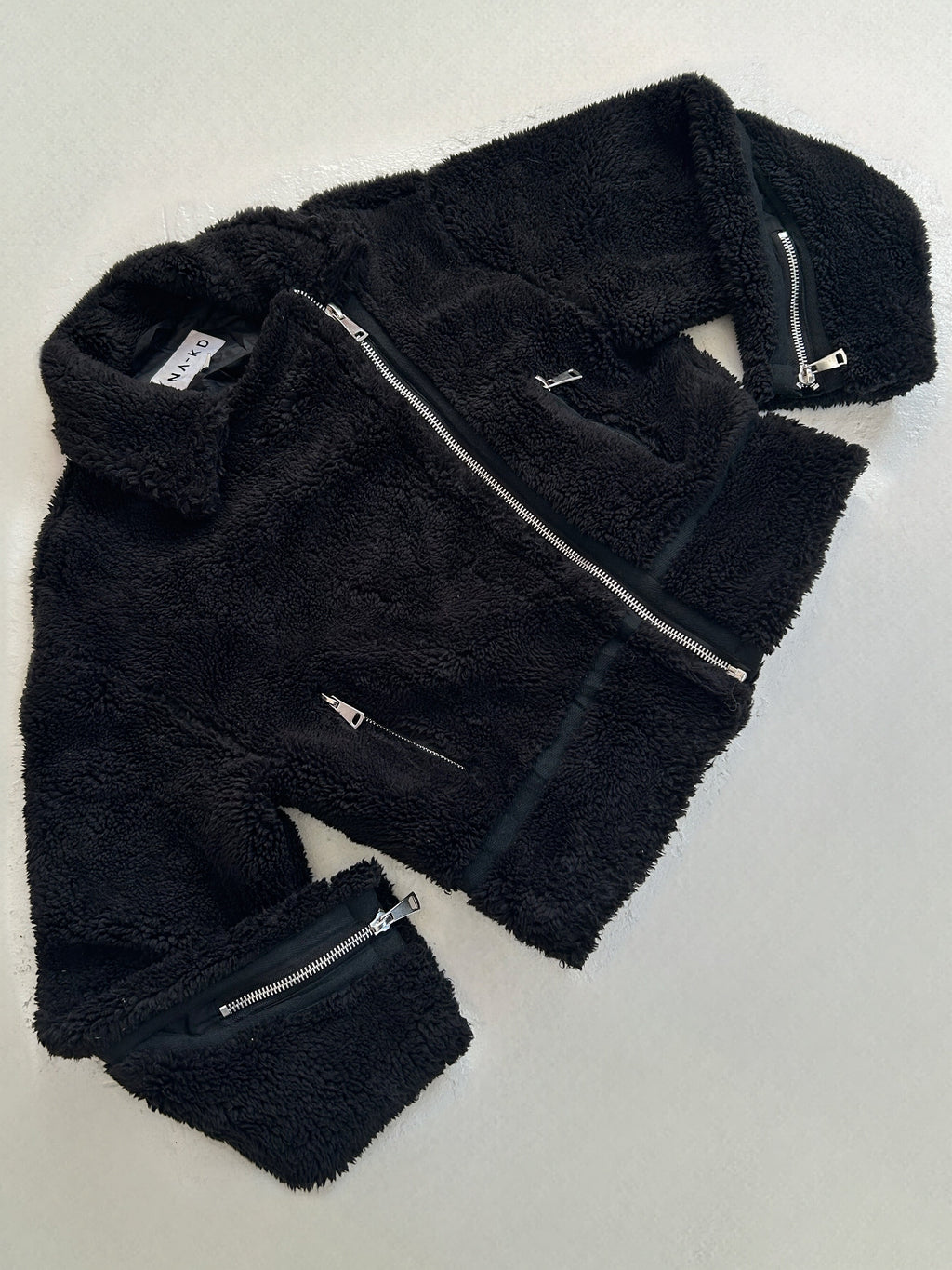 Black Fleece Zip Jacket