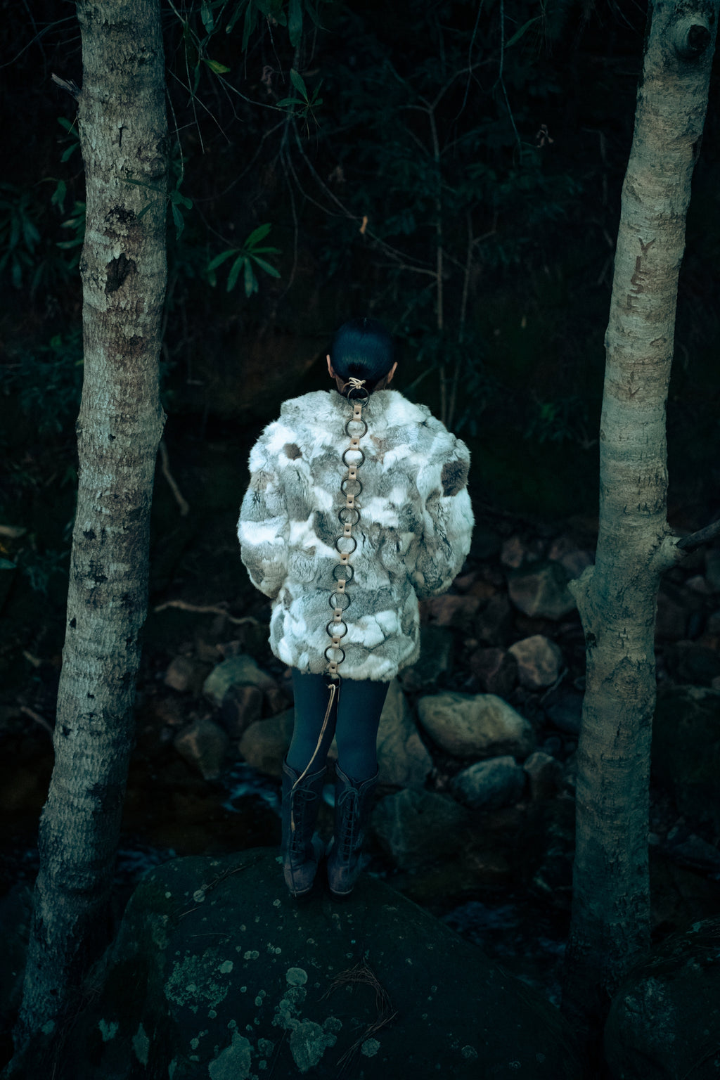 Genuine Fur Statement Jacket