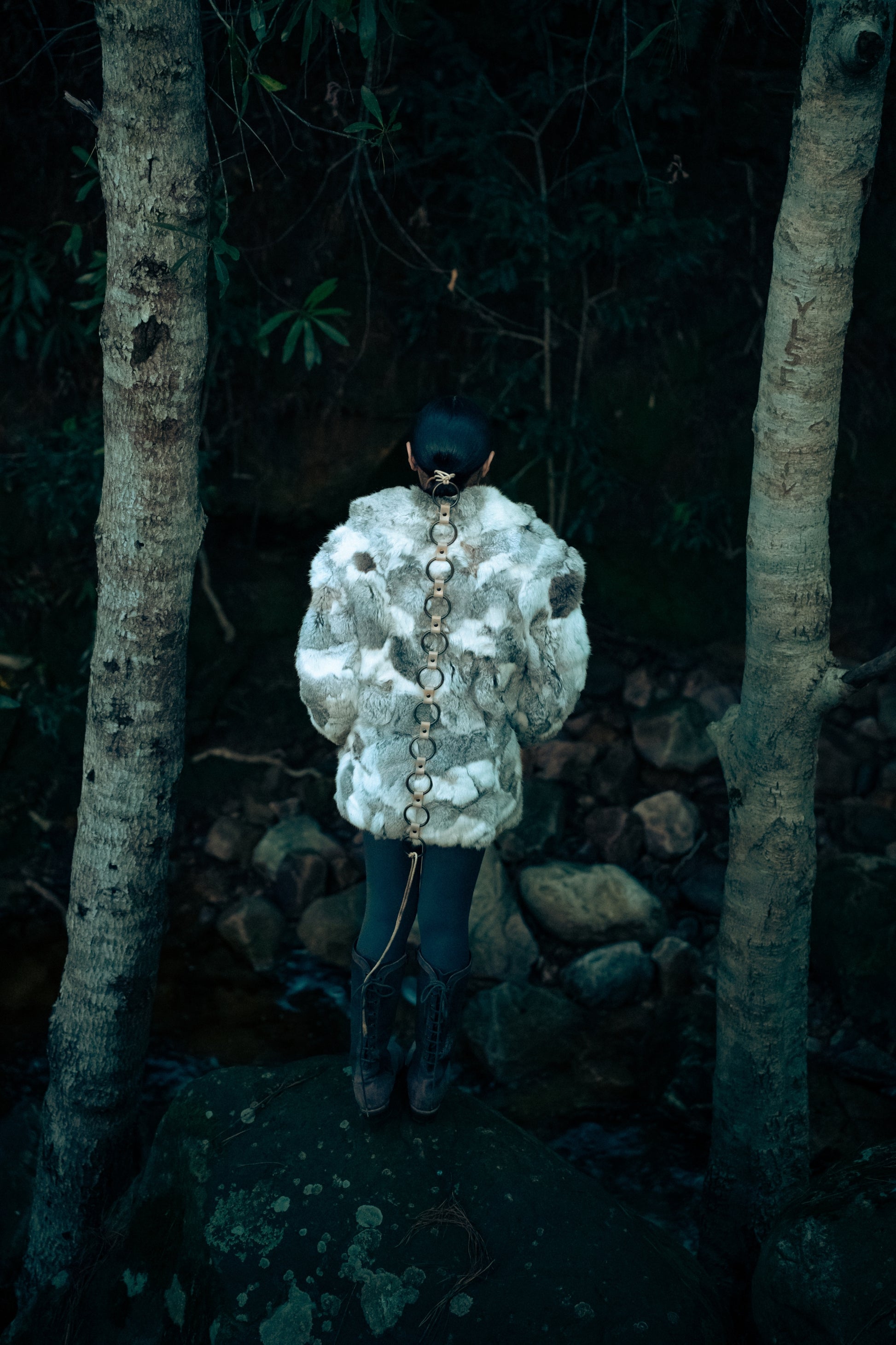 Genuine Fur Statement Jacket