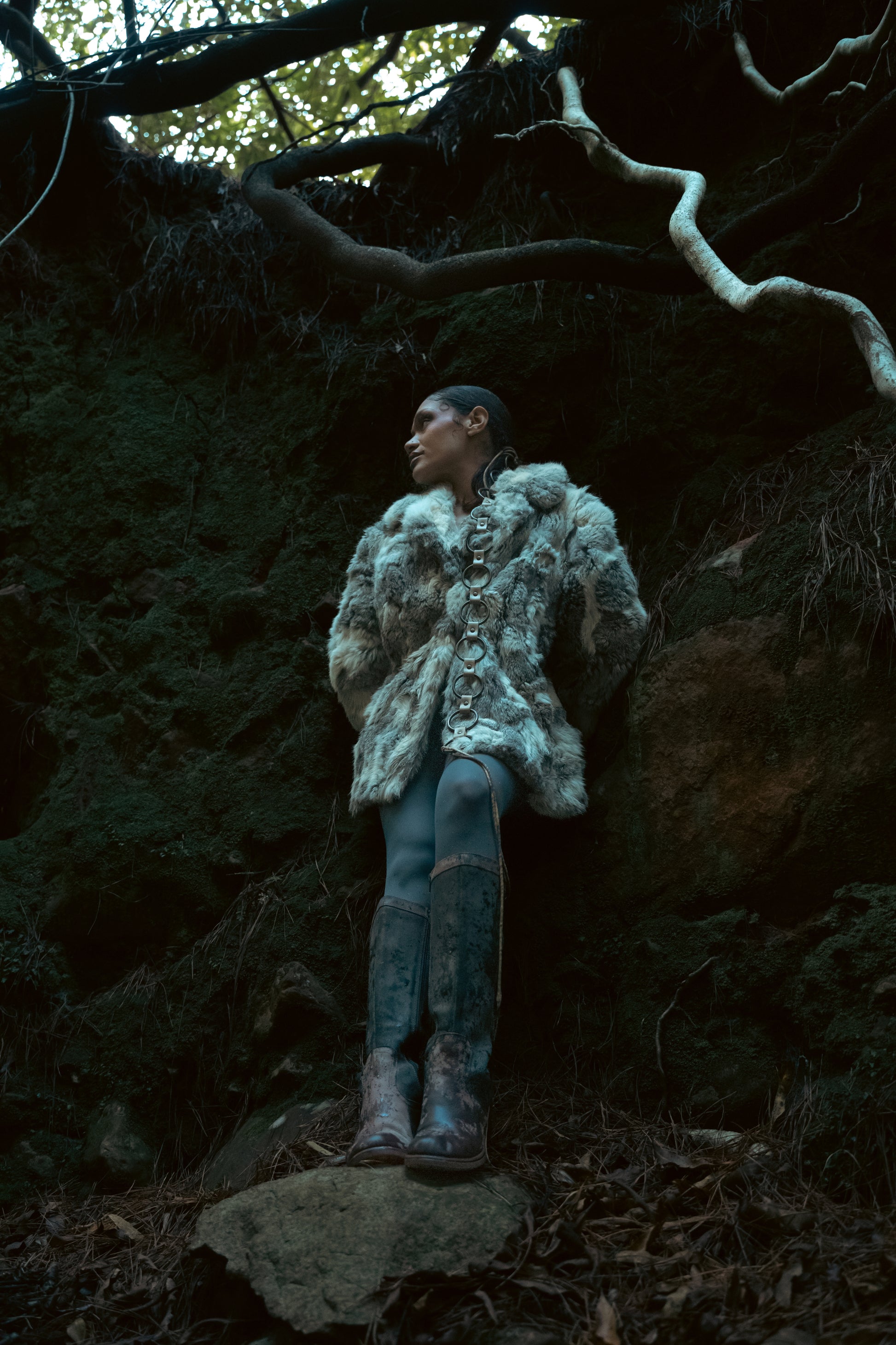 Genuine Fur Statement Jacket