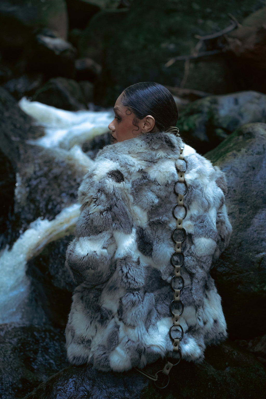Genuine Fur Statement Jacket