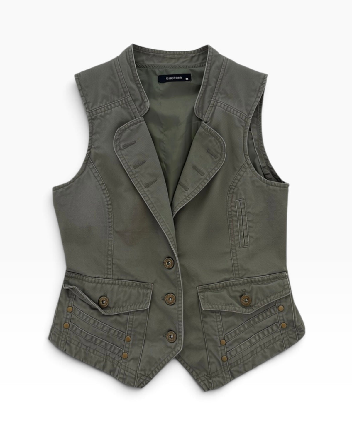 Camo Green Waistcoat