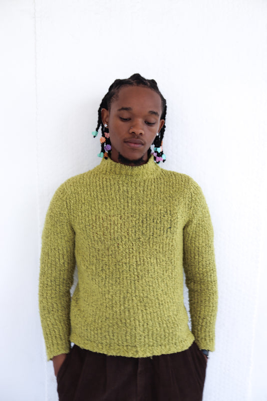 Green Chunky Knit
