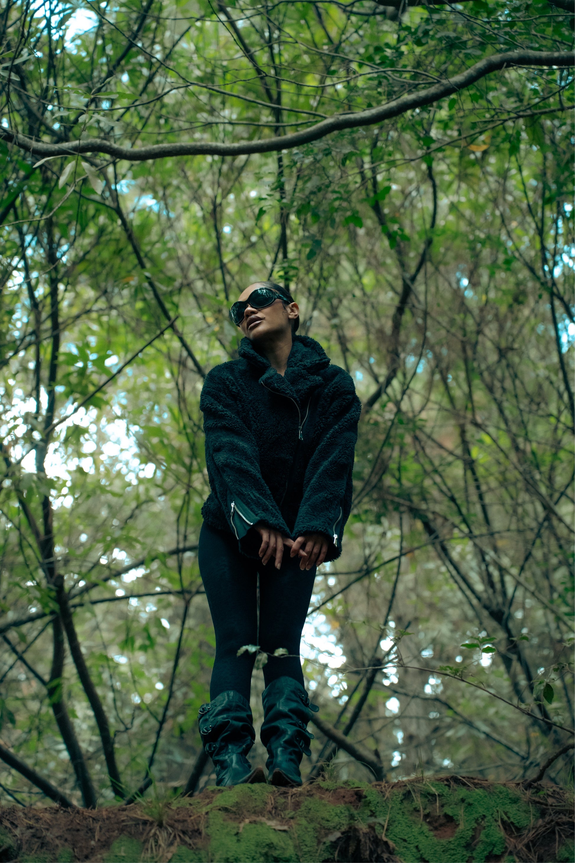 Black Fleece Zip Jacket