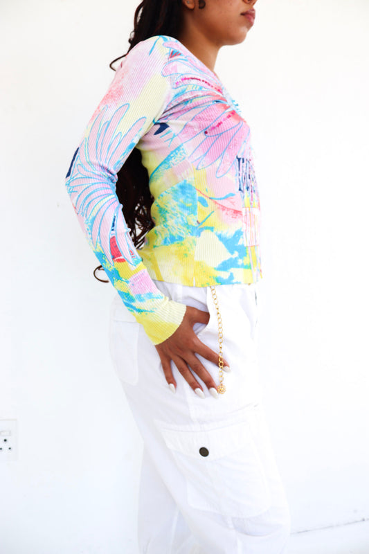 Graphic Long Sleeve Top