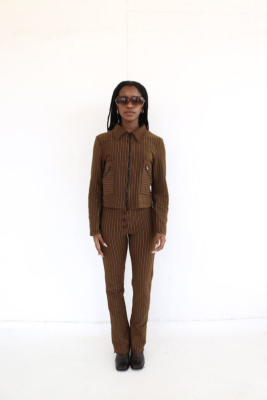 Pinstripe Pants Set