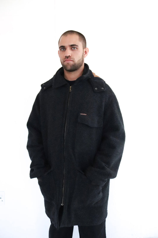 Grey Marlboro Classics  Wool Coat